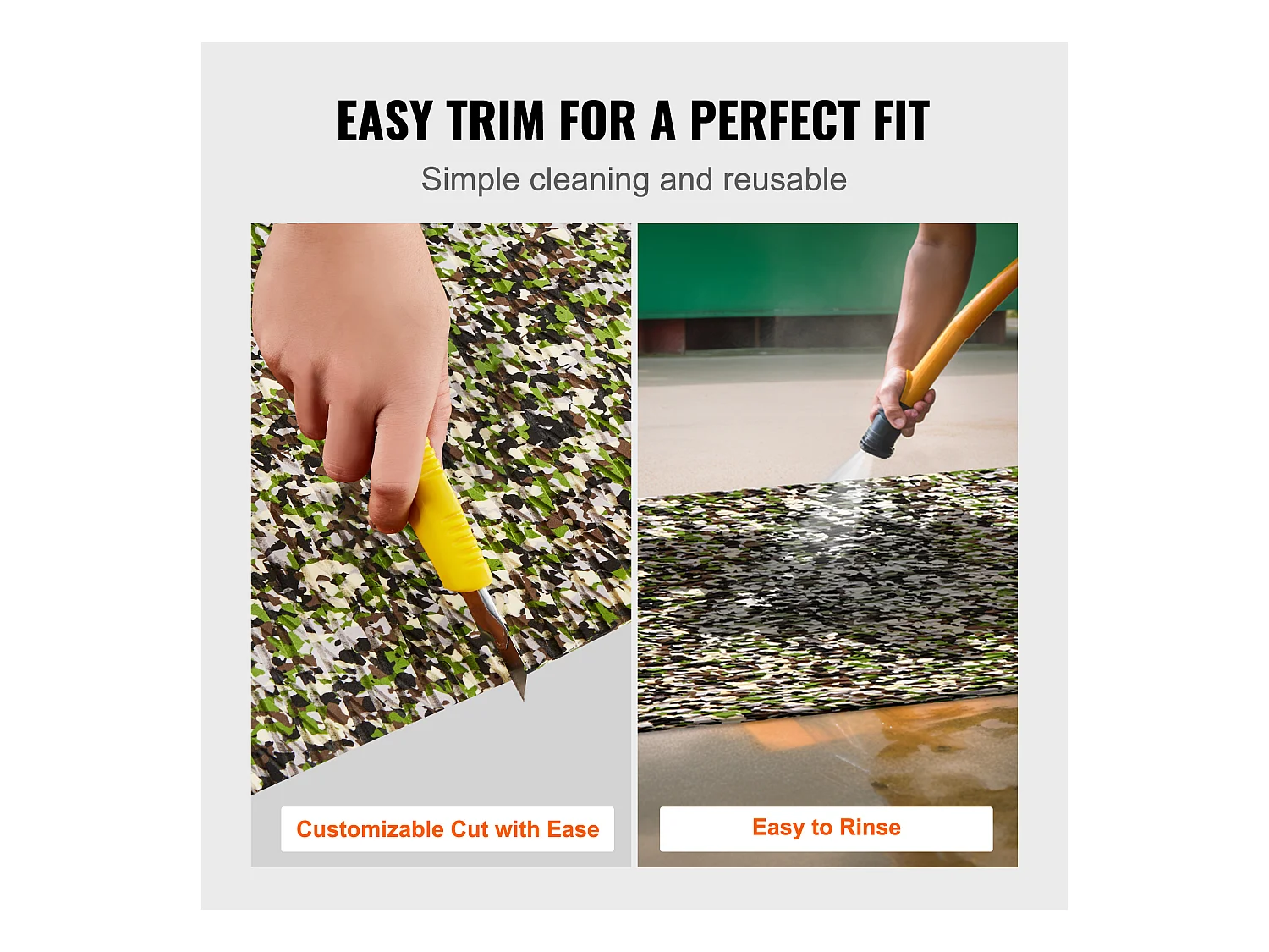 Revêtement de Sol SucceBuy Plancher de Bateau Auto-Adhésif en Mousse EVA 240cm x 90cm, pour Bateaux