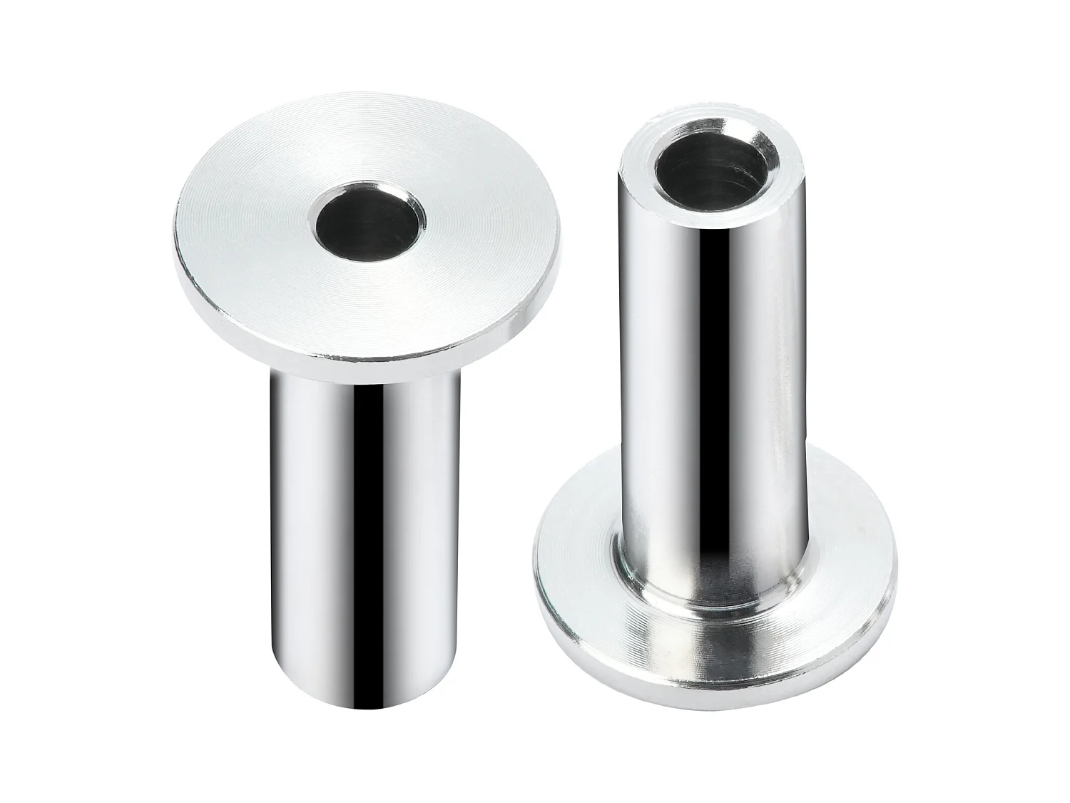 Leitplanken SucceBuy 121er-Pack T316 Edelstahl-Schutzhülsen für 3,2 mm Drahtseile