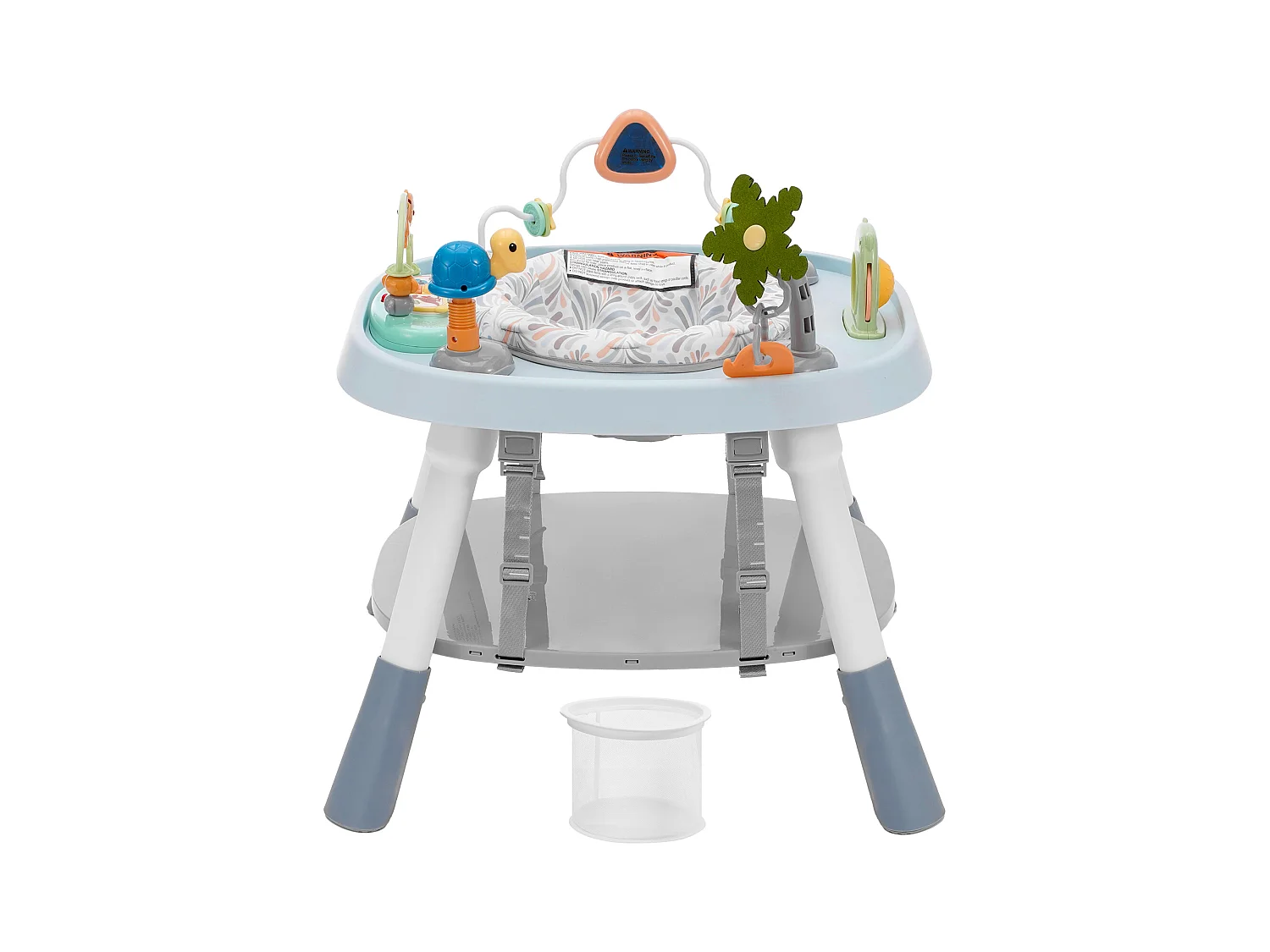 Centro de Actividades para Bebés, SucceBuy Centro de Actividades para Bebés, Asiento Giratorio 360°, para 6 Meses y Más, Plástico, Multicolor