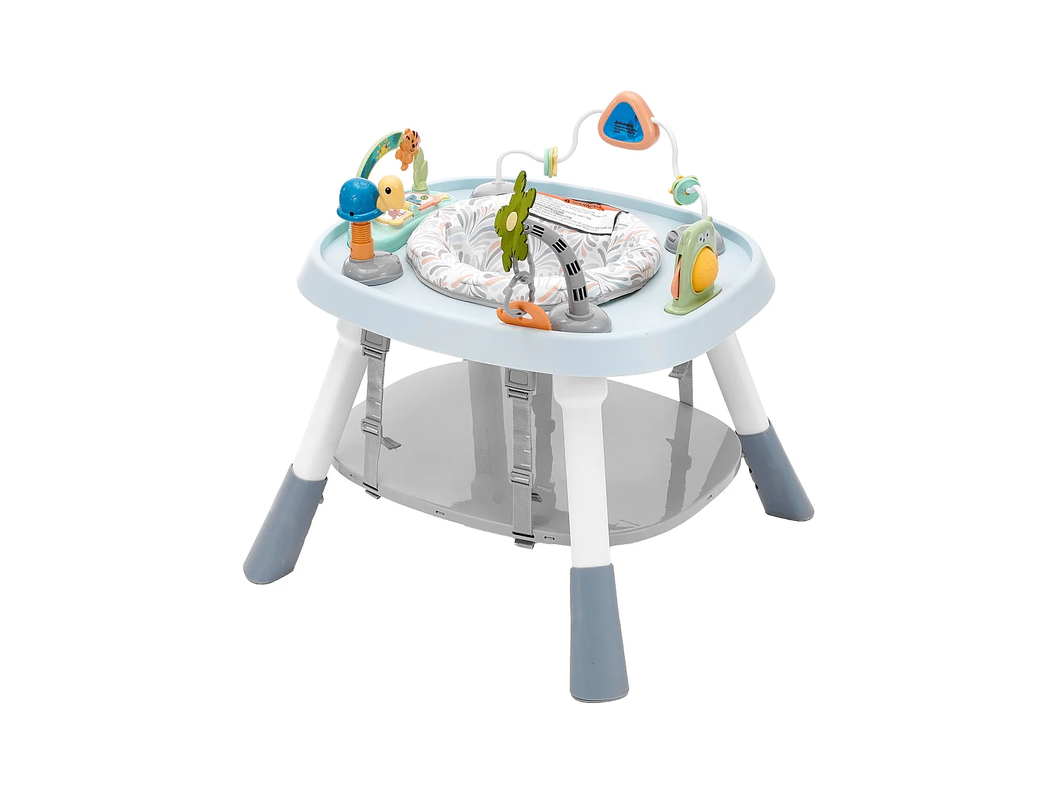 Centro de Actividades para Bebés, SucceBuy Centro de Actividades para Bebés, Asiento Giratorio 360°, para 6 Meses y Más, Plástico, Multicolor