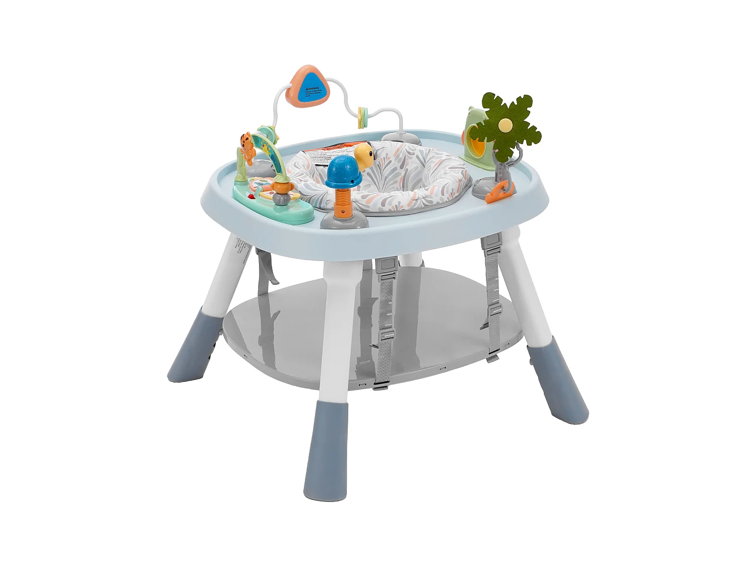 Centro de Actividades para Bebés, SucceBuy Centro de Actividades para Bebés, Asiento Giratorio 360°, para 6 Meses y Más, Plástico, Multicolor