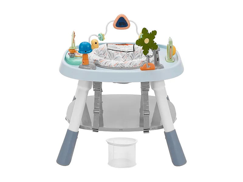 Centro de Actividades para Bebés, SucceBuy Centro de Actividades para Bebés, Asiento Giratorio 360°, para 6 Meses y Más, Plástico, Multicolor