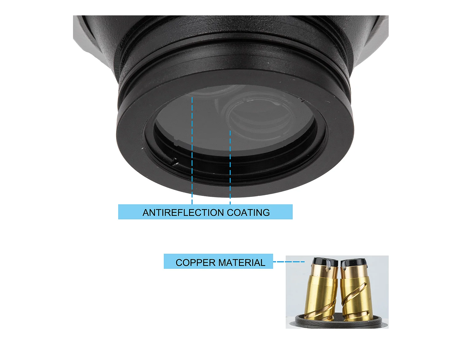 Microscopio Estéreo Trinocular SucceBuy 3,5X-90X | Soporte sobre Columna | Uso en Laboratorio | 110 V
