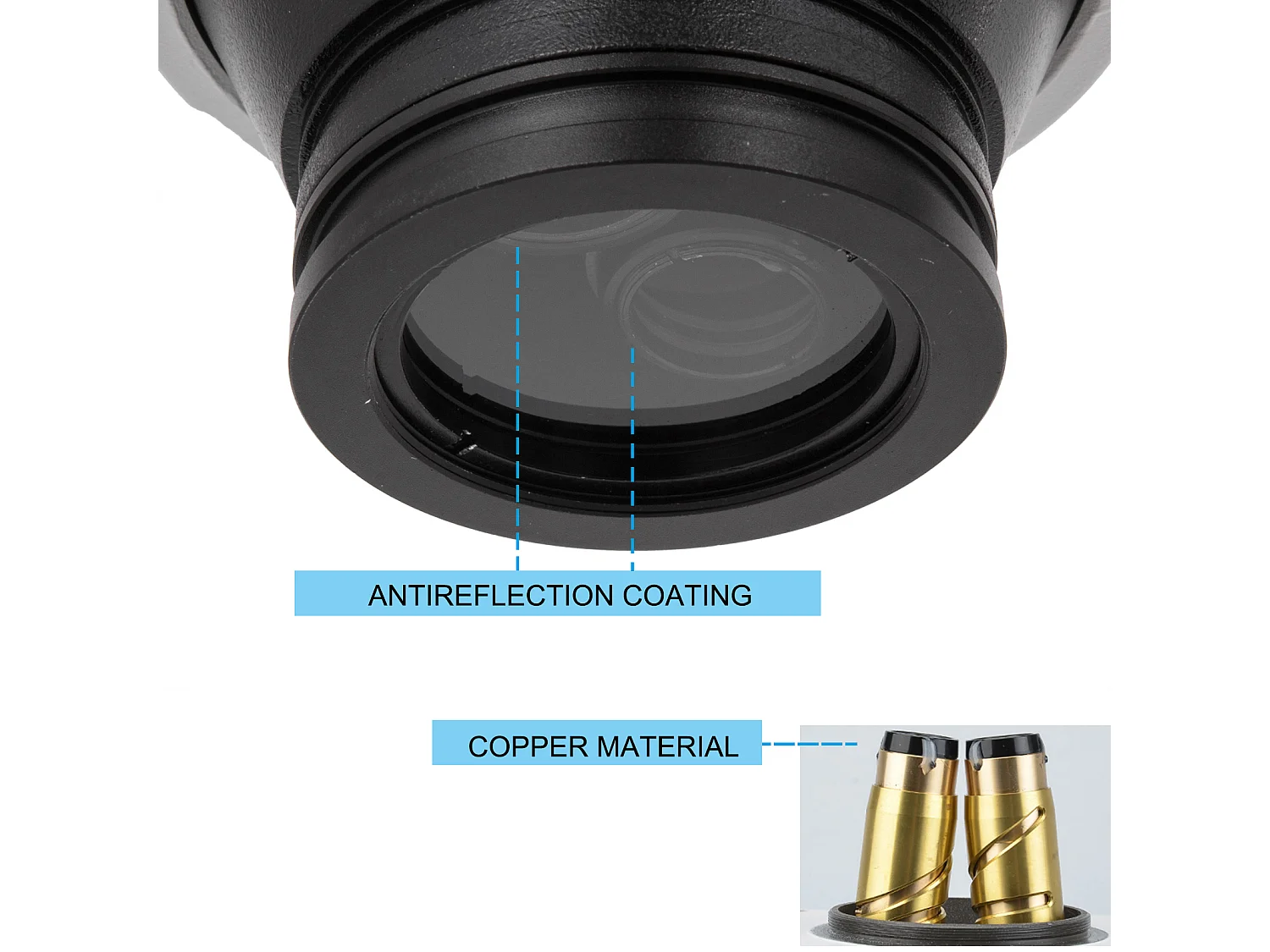 Microscopio Estéreo Trinocular SucceBuy 3,5X-90X | Soporte sobre Columna | Uso en Laboratorio | 110 V