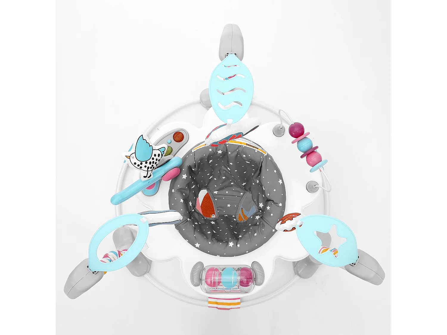 Centro de Actividades para Bebés, SucceBuy Centro de Actividades para Bebés Baby Bouncer, un Baby Jumper Jumperoo con Juguetes, Música y Luces