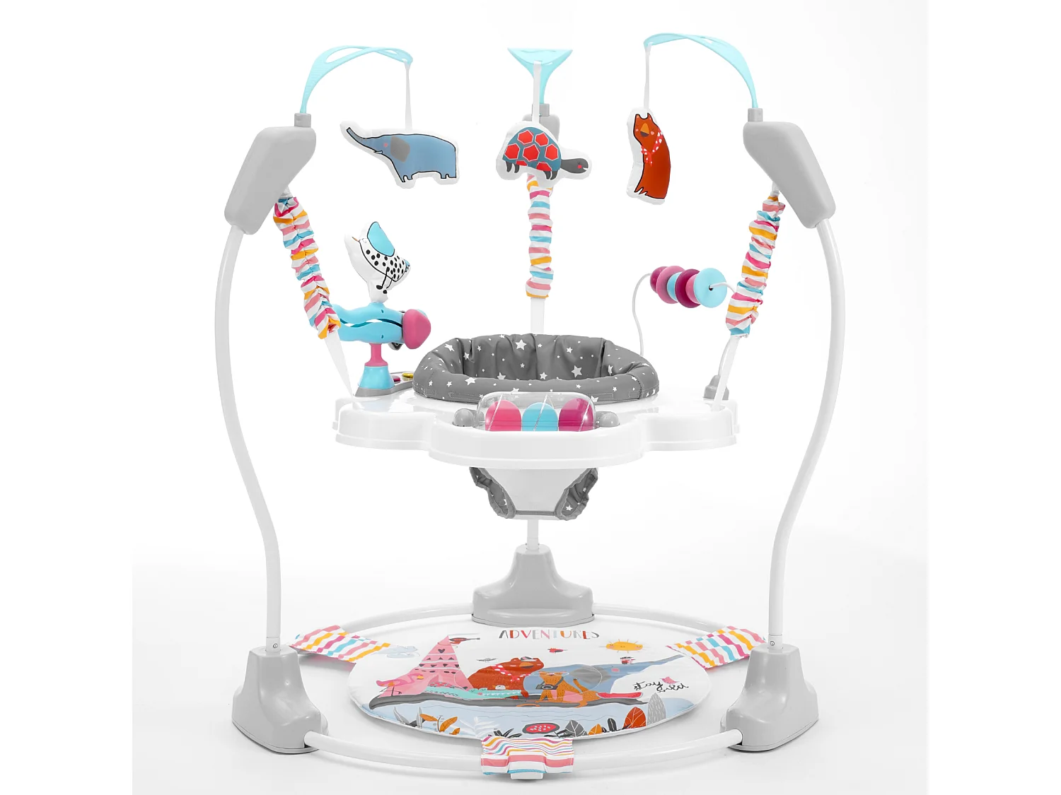 Centro de Actividades para Bebés, SucceBuy Centro de Actividades para Bebés Baby Bouncer, un Baby Jumper Jumperoo con Juguetes, Música y Luces