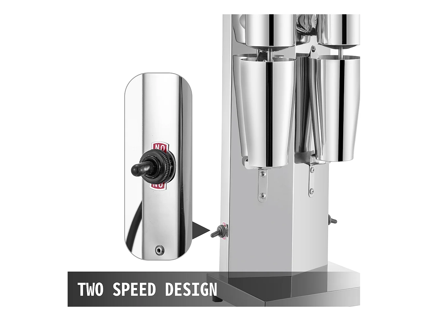 Kit de Batidora de Mostrador para Hacer Batidos SucceBuy, Máquina Eléctrica para Batidos de Acero Inoxidable