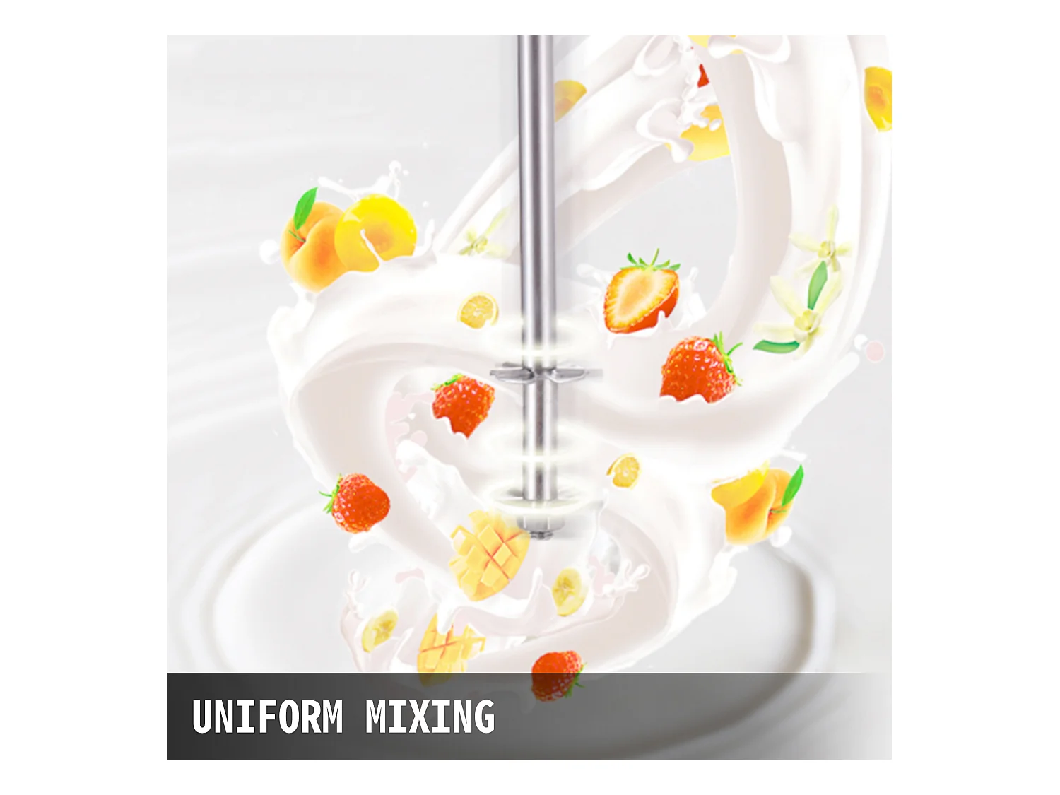 Kit de Batidora de Mostrador para Hacer Batidos SucceBuy, Máquina Eléctrica para Batidos de Acero Inoxidable