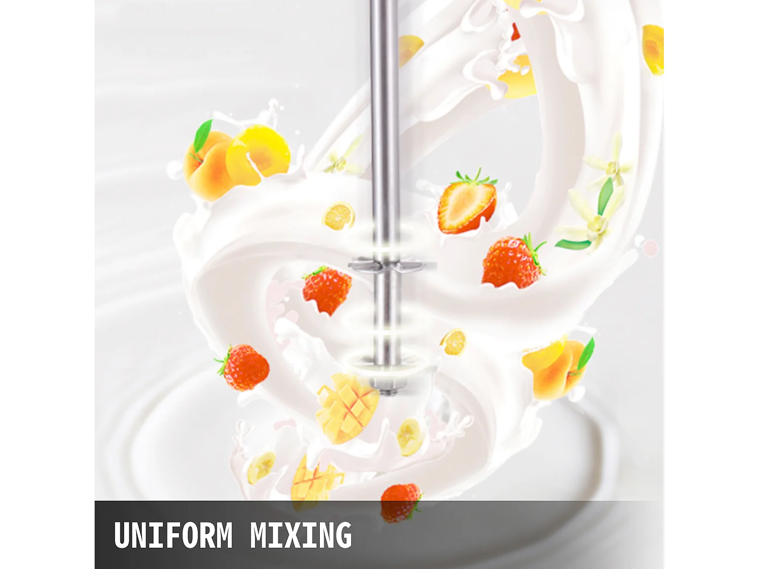 Mixeur de Comptoir Kit de fabrication de milkshakes SucceBuy, Machine à Milkshakes électrique en Acier Inoxydable