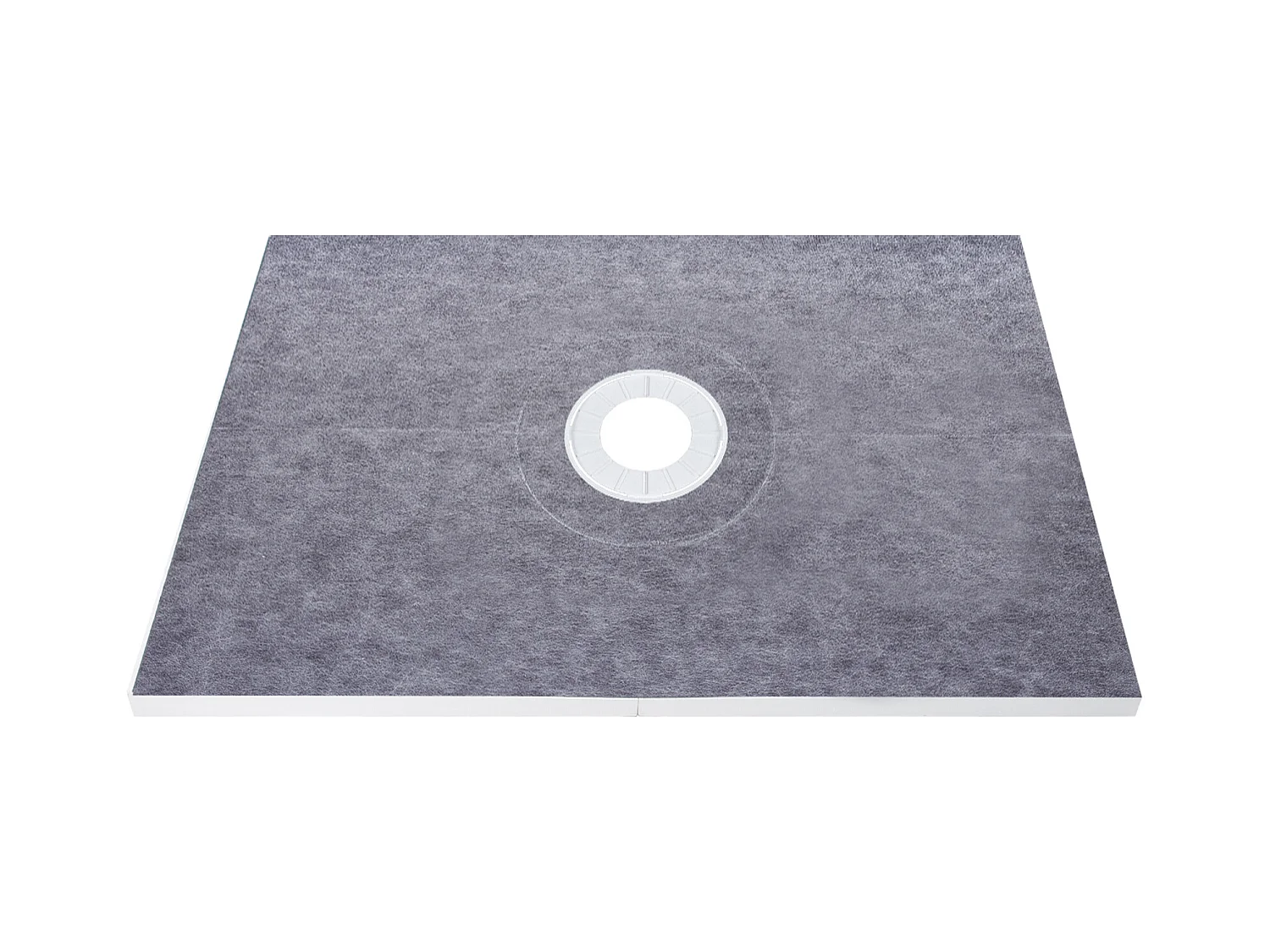 Kit de Receveur de Douche Étanche SucceBuy, 96 x 152 cm, avec Drain Central et Bride en PVC