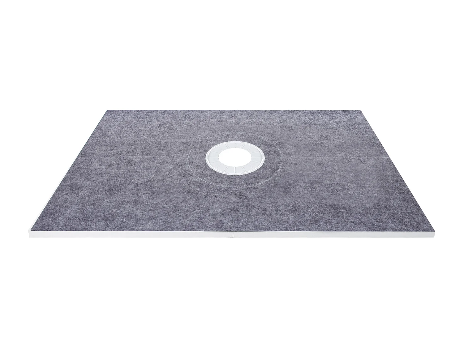 Kit de Receveur de Douche Étanche SucceBuy, 96 x 152 cm, avec Drain Central et Bride en PVC