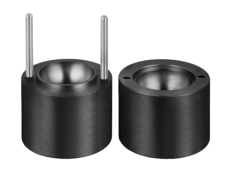 IJsmachine SucceBuy 61 mm, IJspers van Ronde Aluminium, Zwart, voor Whiskey, Cocktail, Bourbon en Eindejaarsfeesten