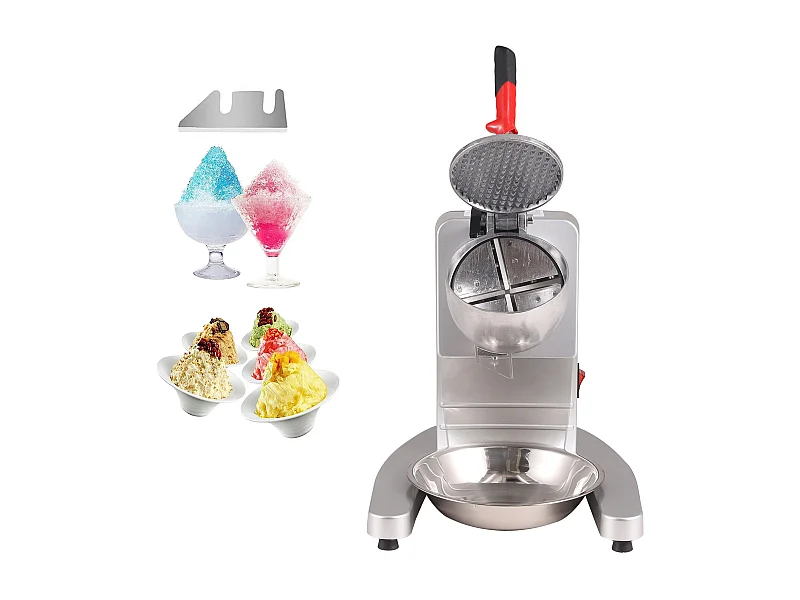 Broyeur à Glace Électrique SucceBuy, Machine à Cônes de Neige 99.8 kg/h, 300 W