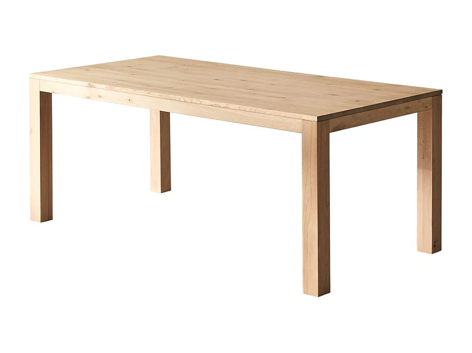 Table en bois de chêne massif avec noeuds 6-8 pers. Eden