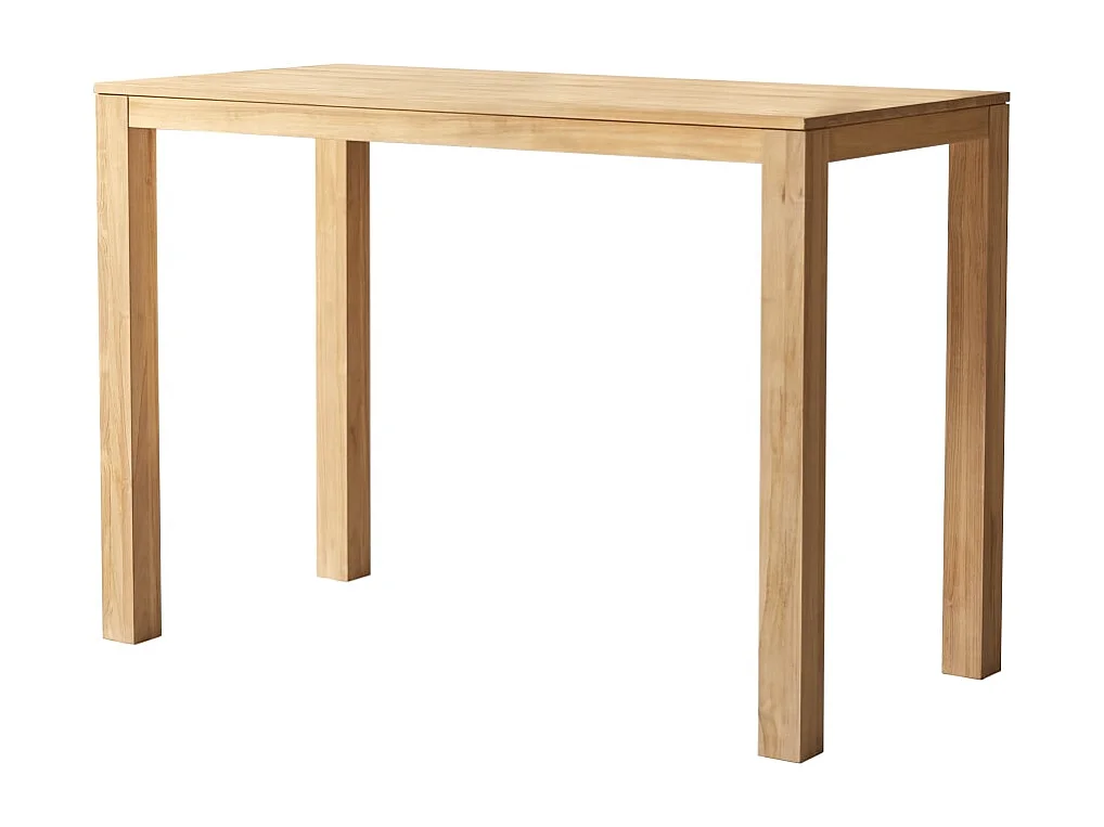 Tavolo da bar in legno di teak massello da 150 x 75 cm Eden