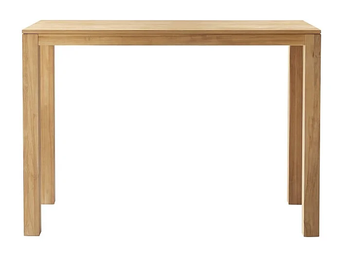Tavolo da bar in legno di teak massello da 150 x 75 cm Eden