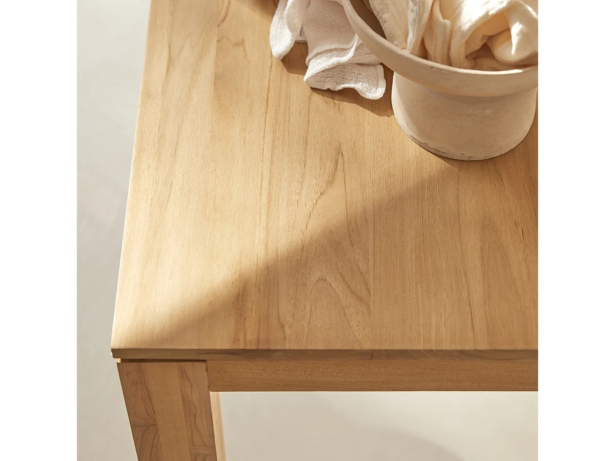 Eden - Solid teak bar table for 4–6 people