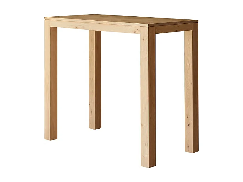 Table de bar en bois de chêne massif 150x75 Eden