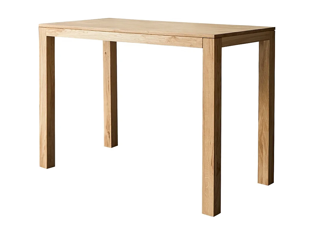 Table de bar en bois de chêne massif 150x75 Eden