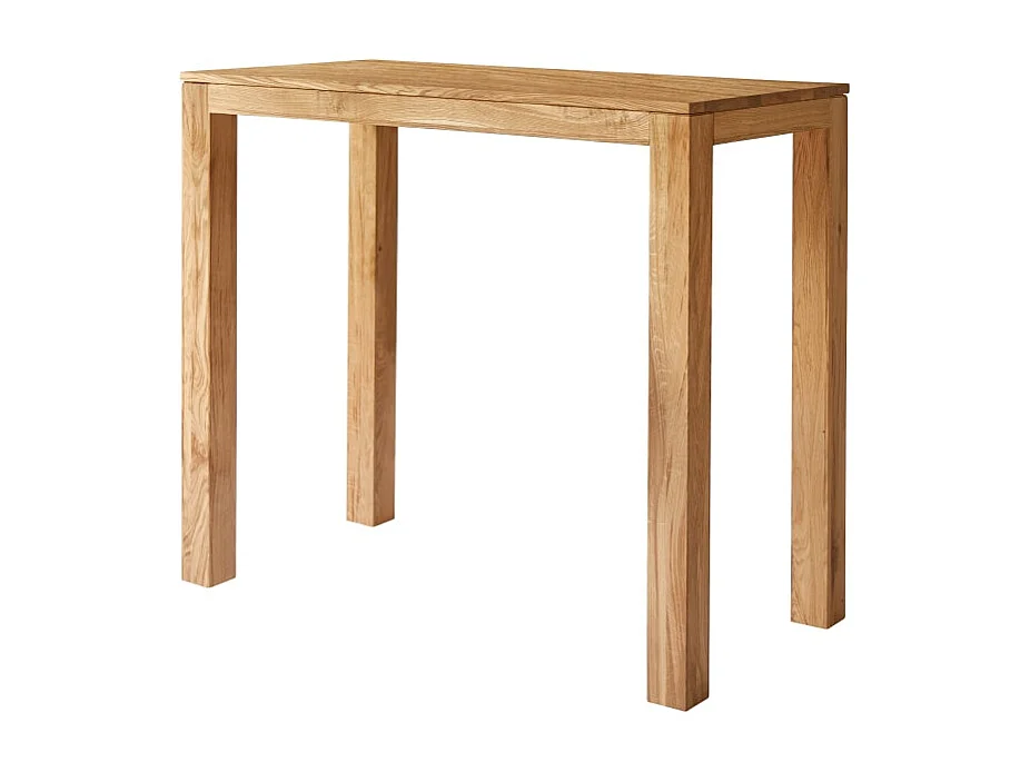 Bartisch Eden aus massivem Eichenholz 120x60