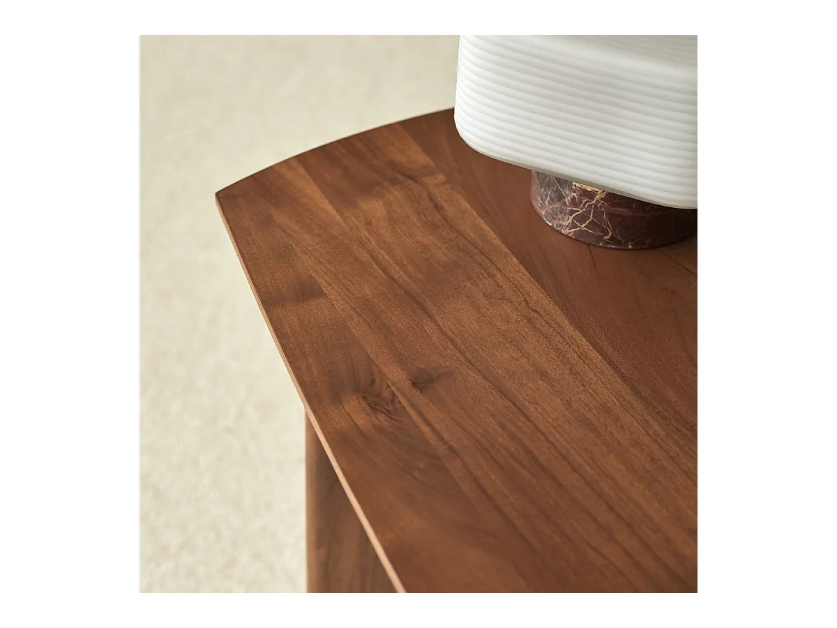 Scrivania in legno di acacia massello da 160 cm Suzanne