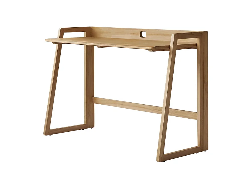 Scrivania pieghevole in teak massello chiaro Philip