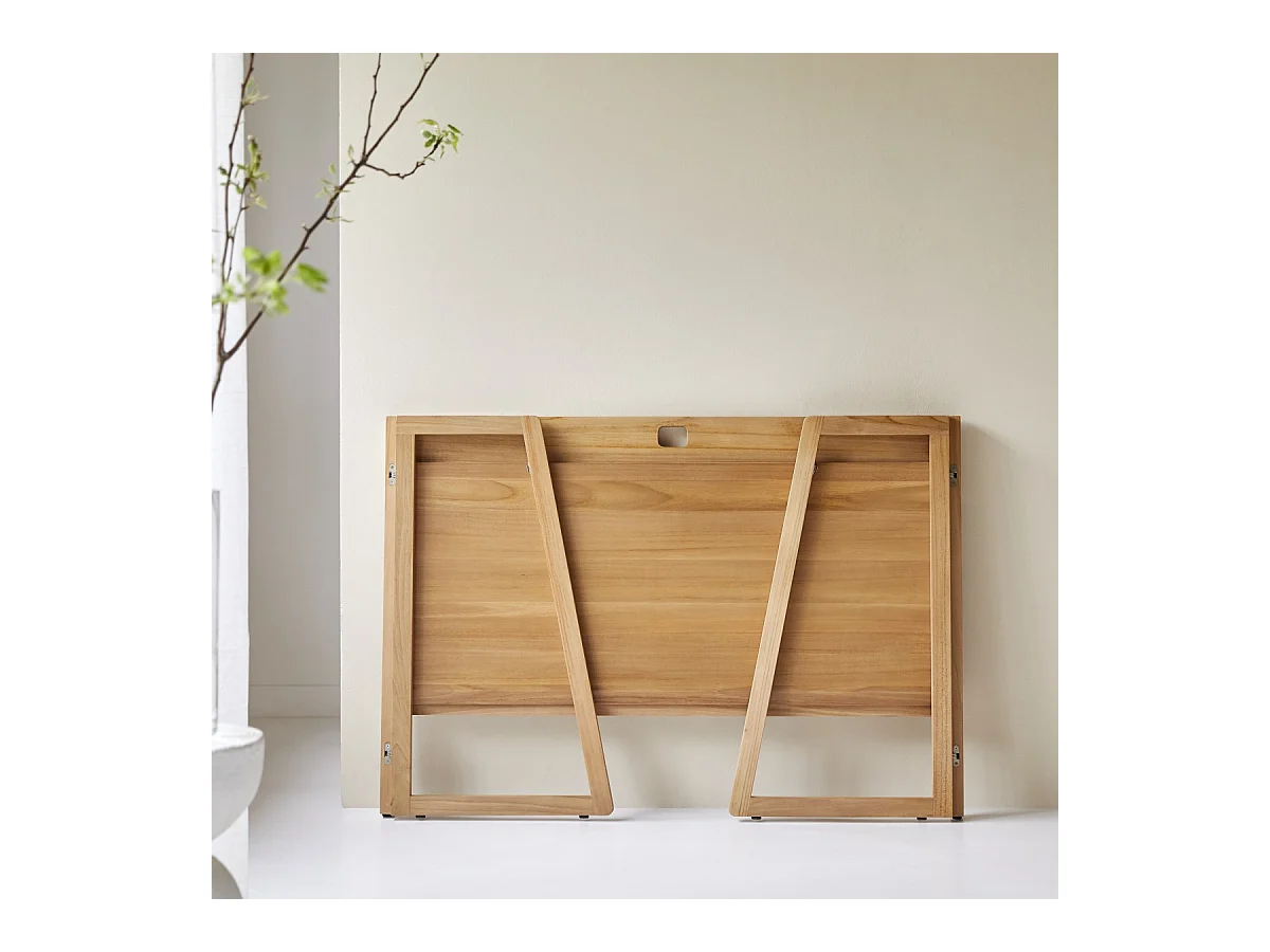 Scrivania pieghevole in teak massello chiaro Philip