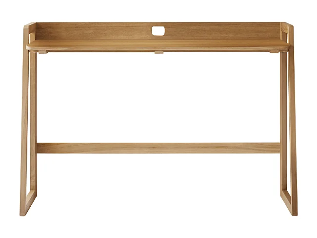Scrivania pieghevole in teak massello chiaro Philip