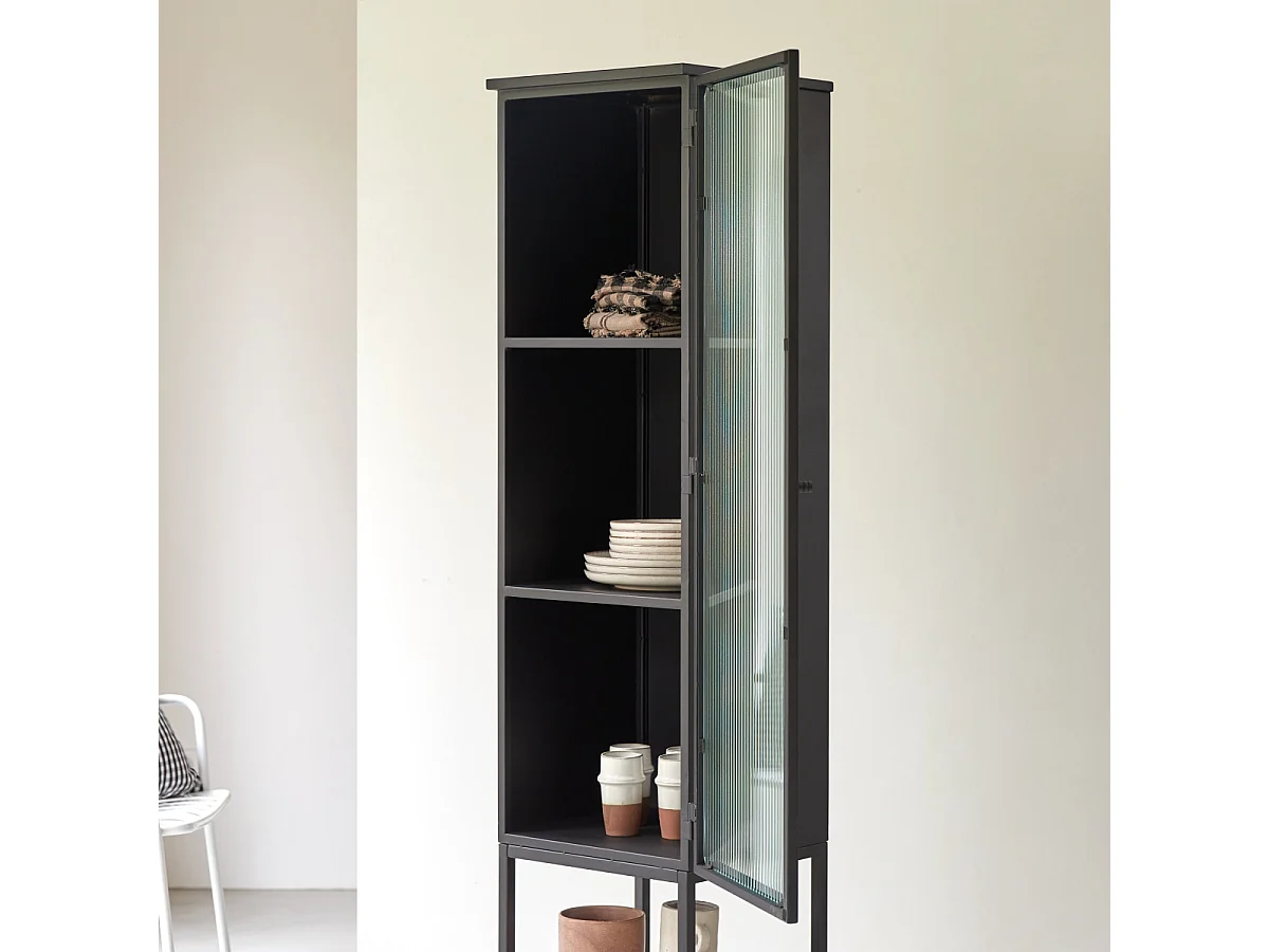 Aufbewahrungssäule Antonin aus Metall 170 cm