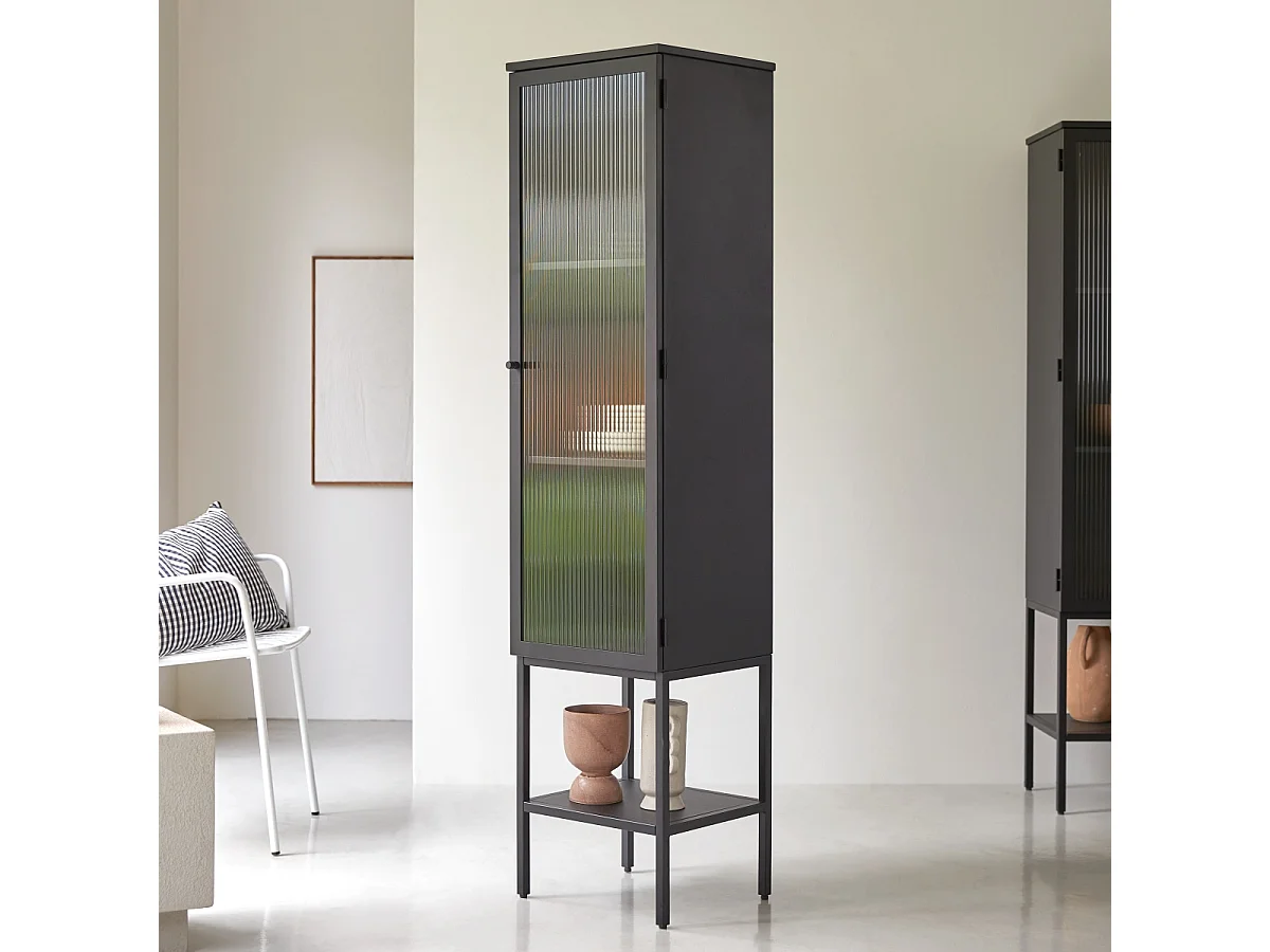 Aufbewahrungssäule Antonin aus Metall 170 cm