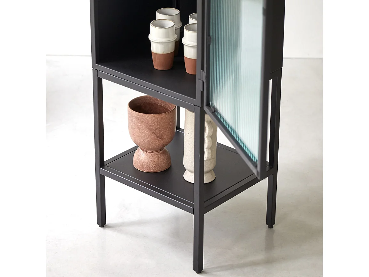 Aufbewahrungssäule Antonin aus Metall 170 cm