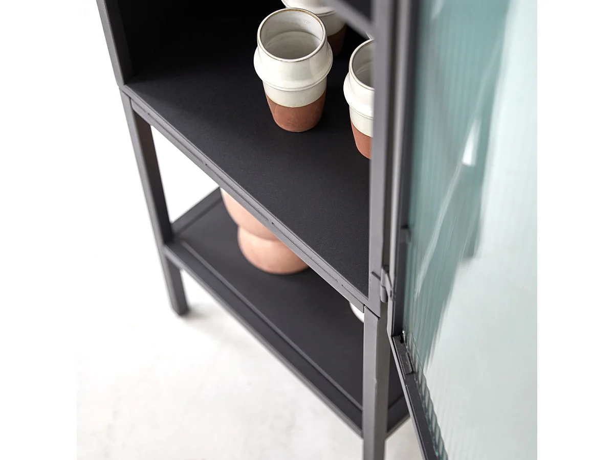 Aufbewahrungssäule Antonin aus Metall 170 cm