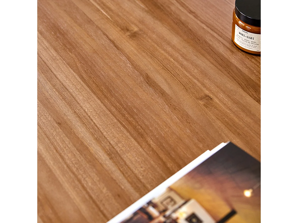 Bureau en bois de teck massif Trestle