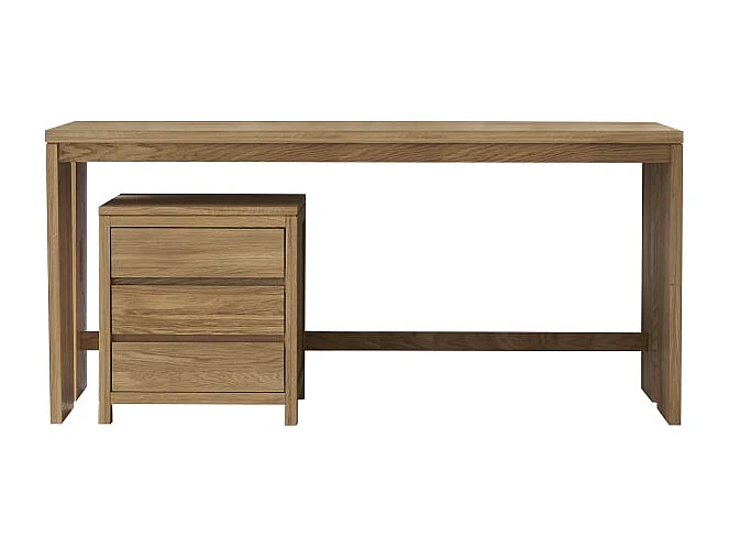 Scrivania in legno di quercia massello 160 Eden