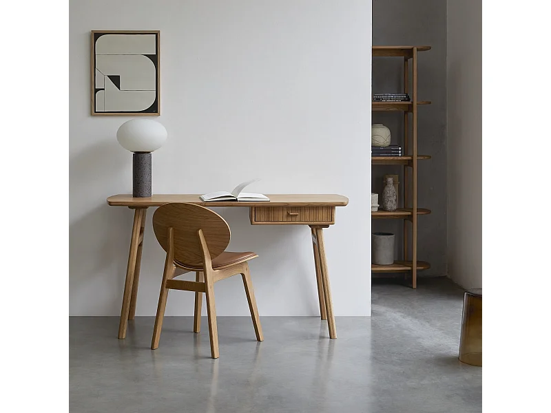 Bureau en bois de chêne massif