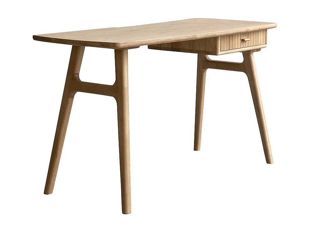 Scrivania in legno di rovere massello