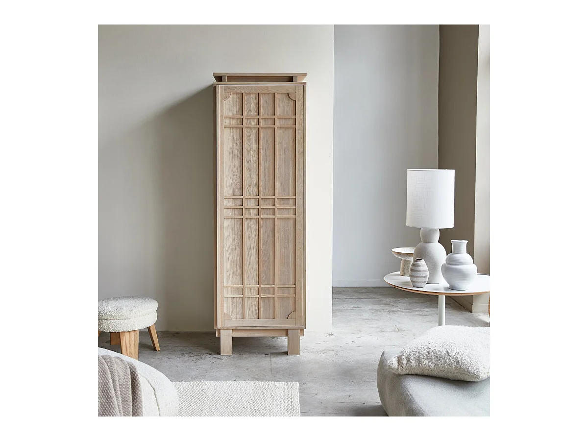 Bodi - Hochschrank aus Eichenholz 62