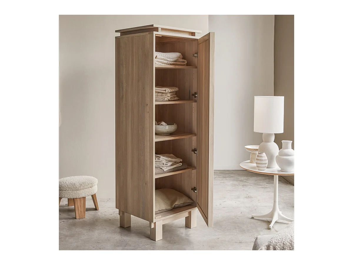 Bodi - Hochschrank aus Eichenholz 62