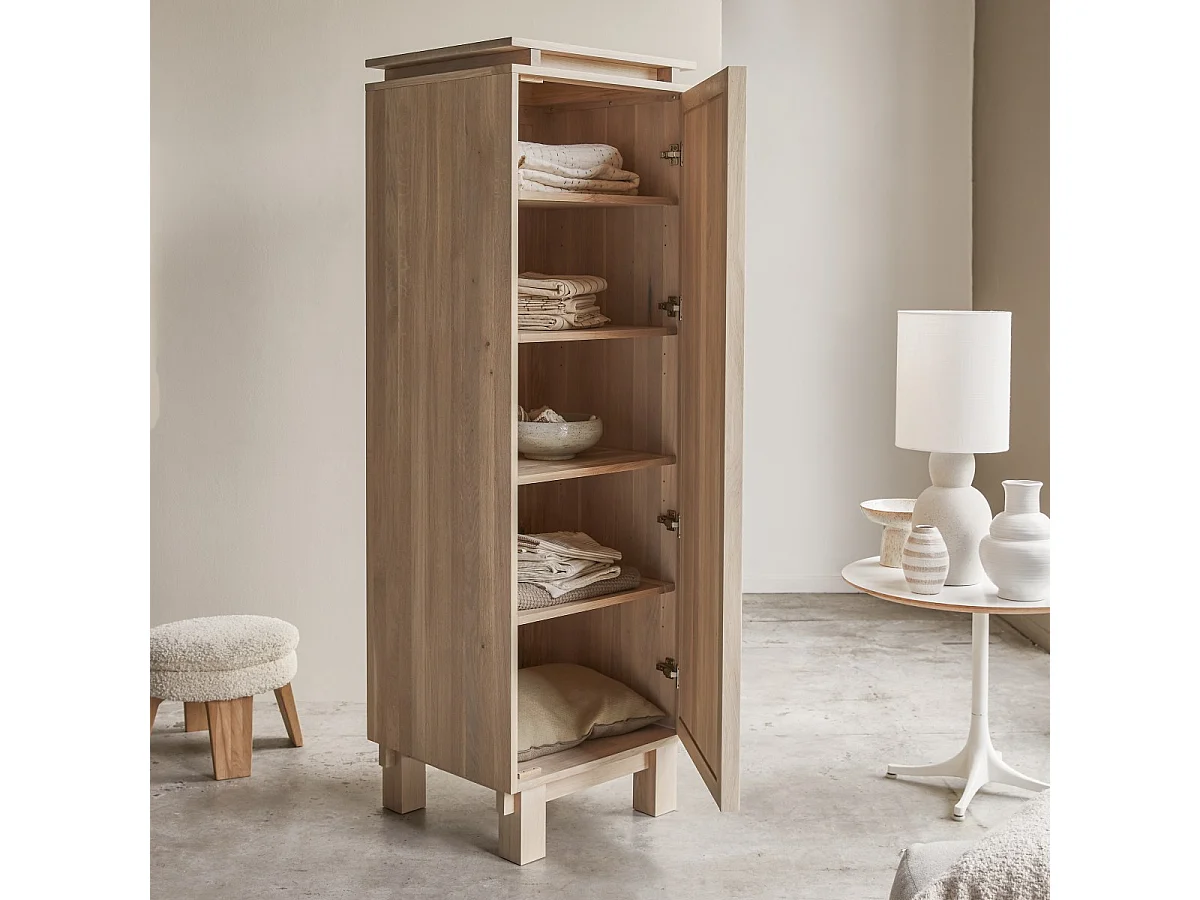 Bodi - Hochschrank aus Eichenholz 62