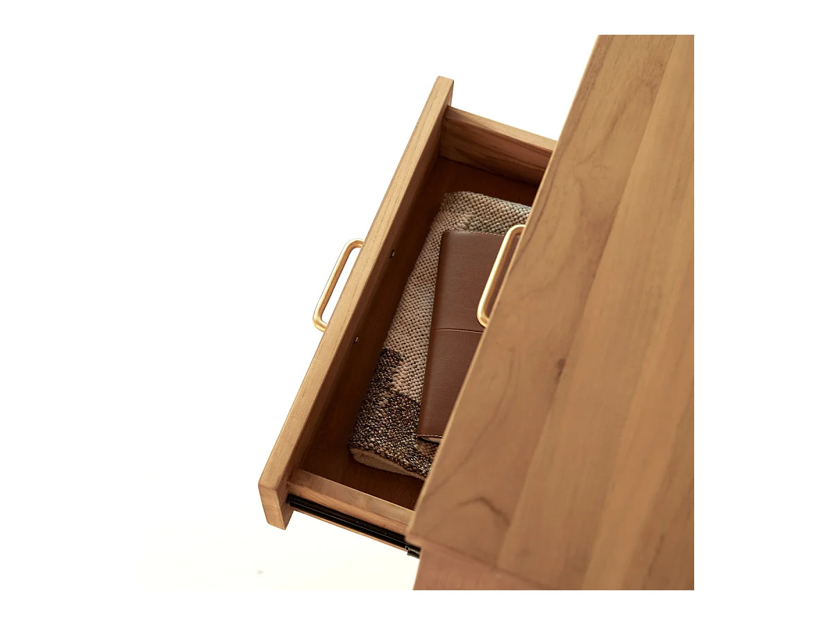 Scrivania in Teak naturale stile vintage