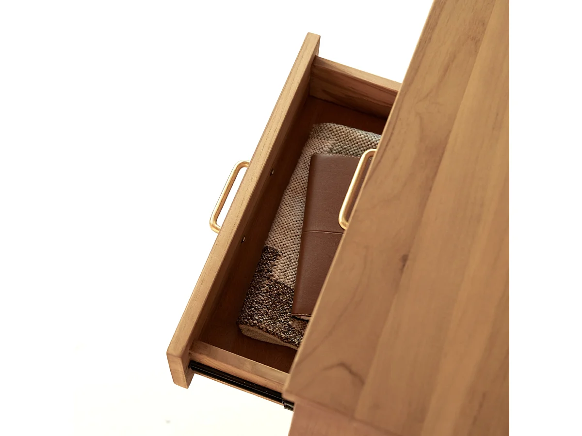 Scrivania in Teak naturale stile vintage