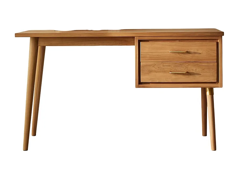 Scrivania in Teak naturale stile vintage