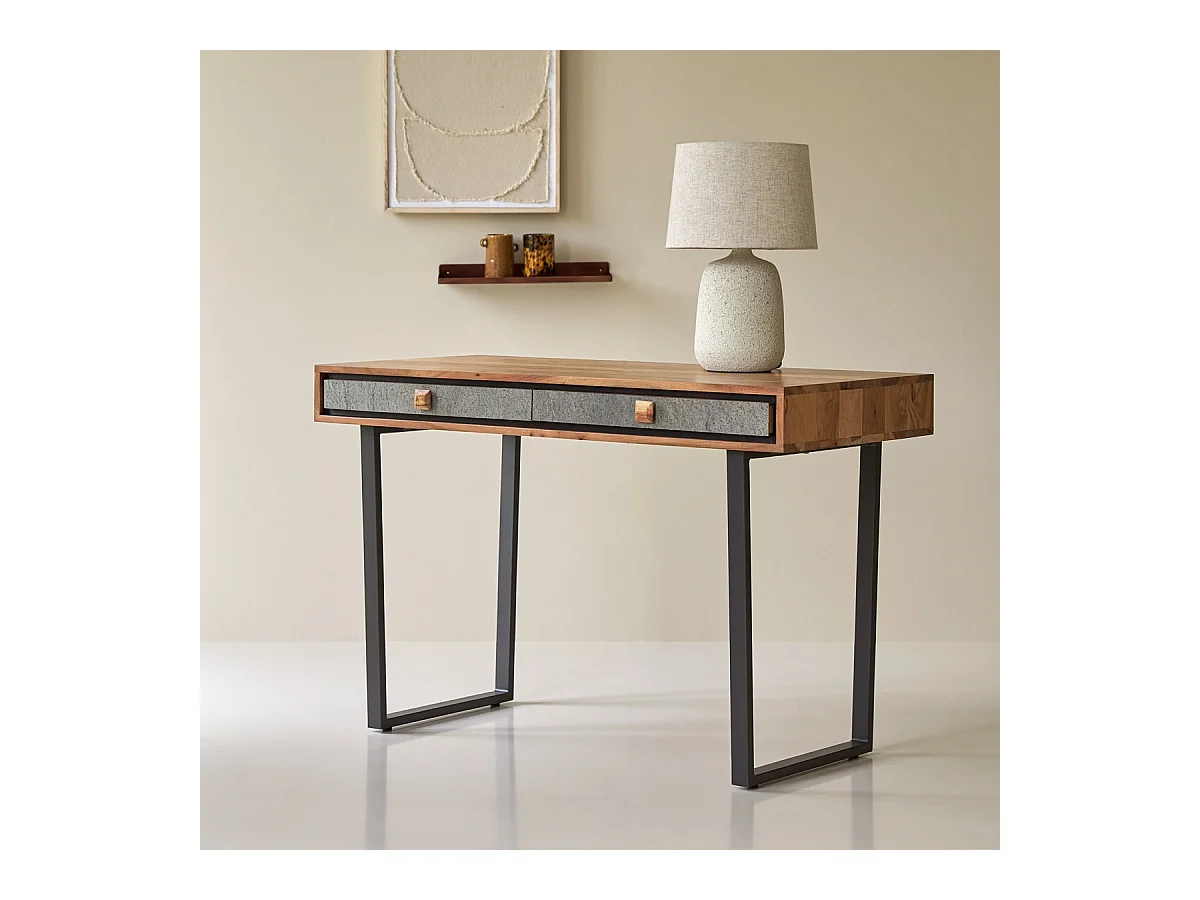 Bureau en bois d'acacia massif 115 Temis