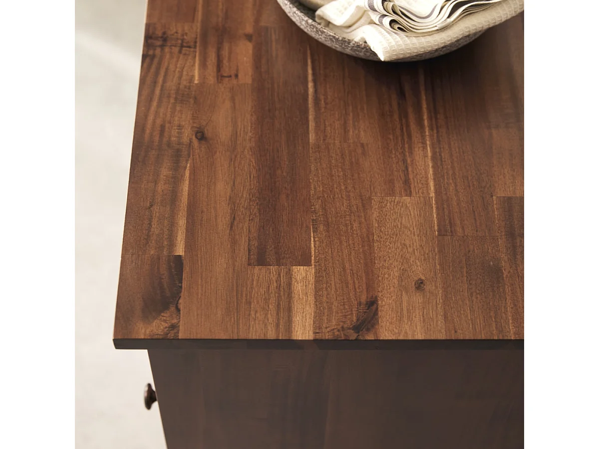 Mobile contenitore Loggia in legno di acacia massello 60 cm