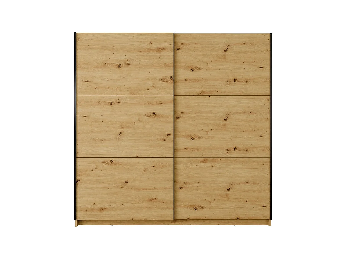 Armario ARSALA 150 cm en roble artesano – 2 puertas corredizas