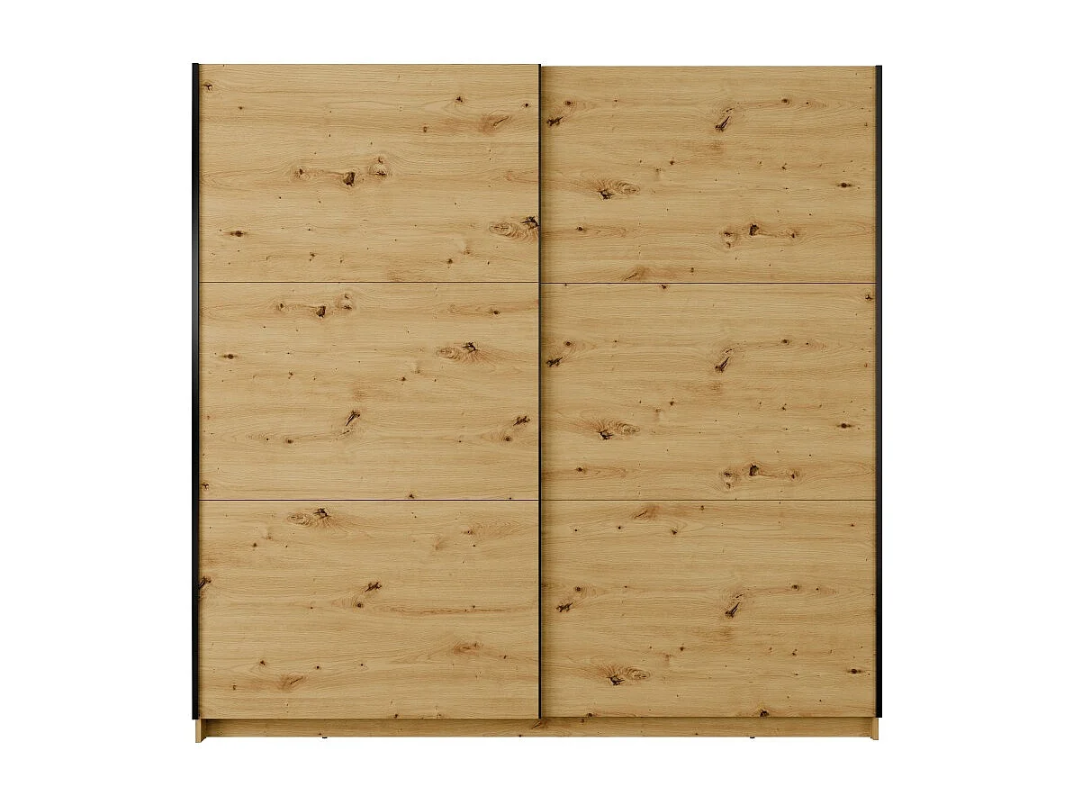 Armário ARSALA 150 cm em carvalho artesanal – 2 portas de correr