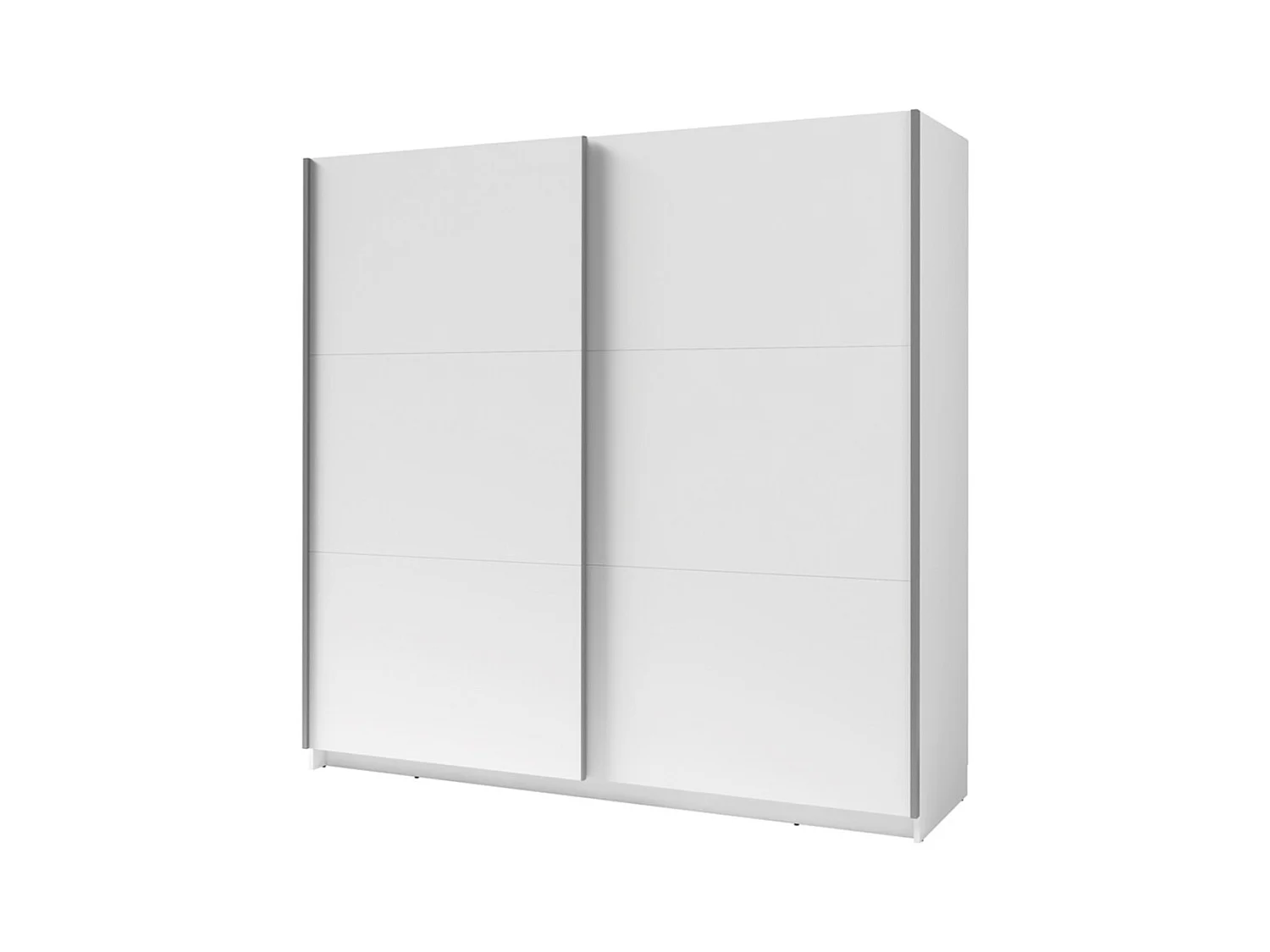 Armário branco com 2 portas de correr 150 cm – Coleção ARSALA