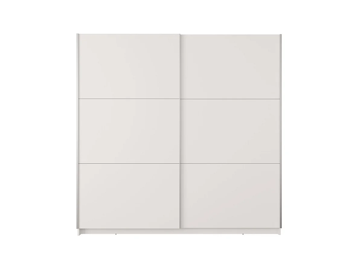 Armário branco com 2 portas de correr 150 cm – Coleção ARSALA