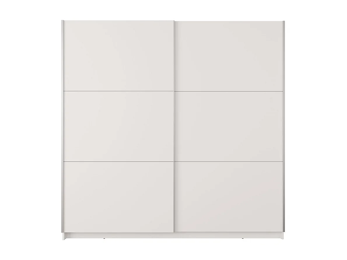 Armoire blanche 2 portes coulissantes 150 cm – Collection ARSALA