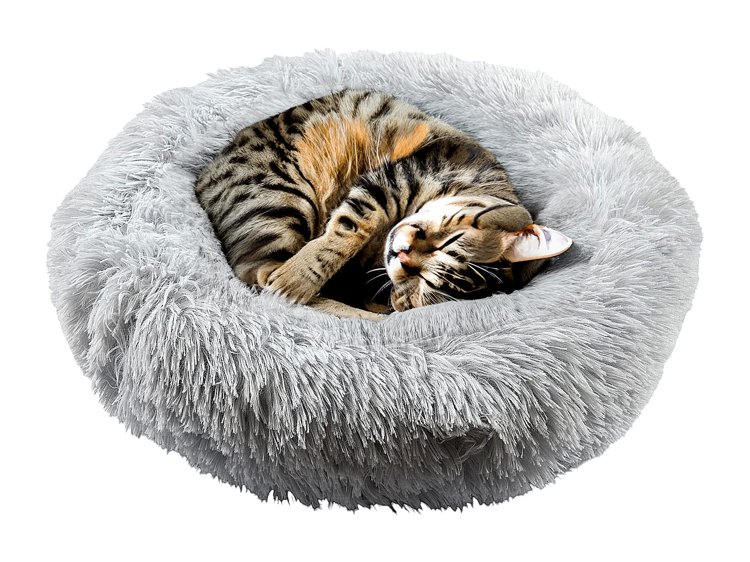 Coussin Lit Animaux Gris 50cm